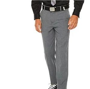 Van Heusen • Boy's Husky Classic Gray Trouser Dress Suit Pants